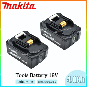 18V 4.0 Ah Makita Original Z LED litij-ionska zamenjava LXT BL1860B BL1860 BL1850 Makita, polnilne, električno orodje, baterije 4AH