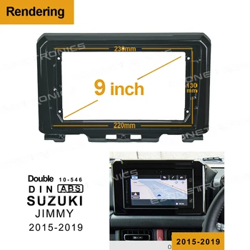 1din2Din Avto DVD Audio Posnetek Vgradnjo Adapter Dash Trim Kompleti Facia Plošča 9 inch Za Suzuki JIMMY 2015-2019 Double din Radio Predvajalnik