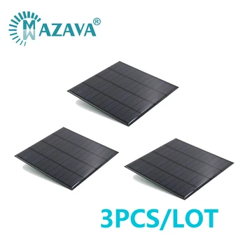3PCS 12V 3 W 3Watts Mini Sončne celice, Sončne Celice DIY Za Svetlobo Mobilni Telefon Igrače Polnilnike Prenosni Visoke Kakovosti D I Y Izobraževanje