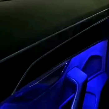 Auto Razsvetljave Avto Vzdušje Svetlobe LED Multi Barve Avto osvetljenost Okolice Za Audi A8