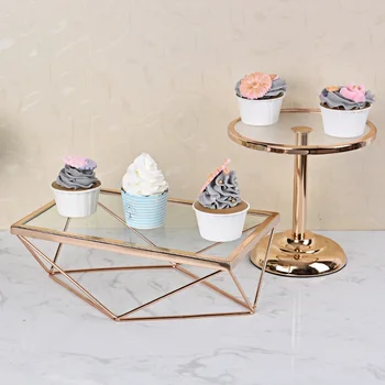 Evropski stil torto stojalo pladnji, okrasni kovinski pladenj za torto sladica, display stojala doma dekoracijo majhen zaslon stojalo
