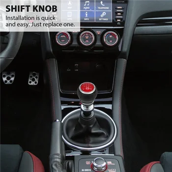 Gear Shift Držijo Gumb WRX STI 6 Hitrost Gumb za Subaru Impreza WRX STI 2009 2010 2011 2012 2013 2014 2015 2016 2017 2018