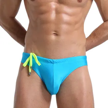 Novo čipke-up moške plavati debla hitro sušenje plaži sweatpants moške spodnjice brez hlačnic