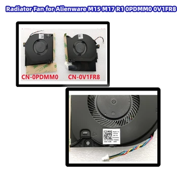Radiator Ventilator za AlienwareM15 M17 R1 0PDMM0 0V1FR8 Grafične kartice CPU Fan Fan Zamenjava Dodatki