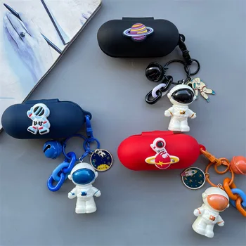 Srčkan Astronavt Slušalke Pokrovček za Sony WF-C500 Slušalke Brezžične Slušalke Primeru Polje z Keychain Za Sony WF-C700N