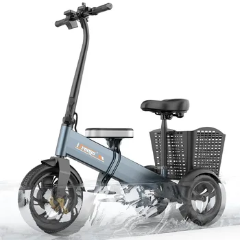 zložljiv tricikel višji invalidnosti za 3 kolesa skuterji za starejše invalide zložljiva električna mobilnost skuter