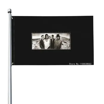 2016 White Rock Skupina U2 Koncert 1987 Joshua Tree Europe Tour Nwot Zastava Banner Flying High Quality Šport Na Prostem