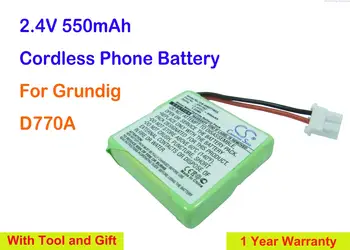 Cameron Kitajsko 550mAh zamenjava Brezžični Telefon Baterija SN1352 za Grundig D770A