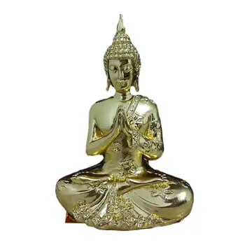 Tajska Kip Bude, Tajski Buda Figur Fengshui Darilo Starinsko Ornament Kiparstvo za Vrt, Zunanji Namizni Urad za Dekoracijo